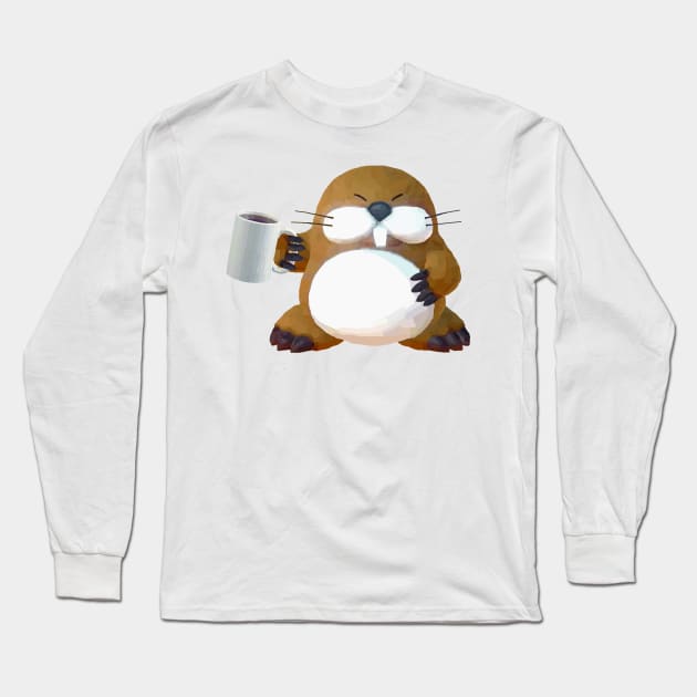 Mornin' Monty Long Sleeve T-Shirt by Newland Designs